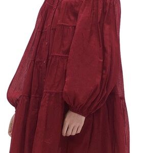 Aje Erika Ruched Tiered Dress